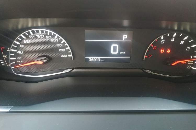 Used Peugeot 2008 2020 230THP RuiShang Edition Odometer Close Up