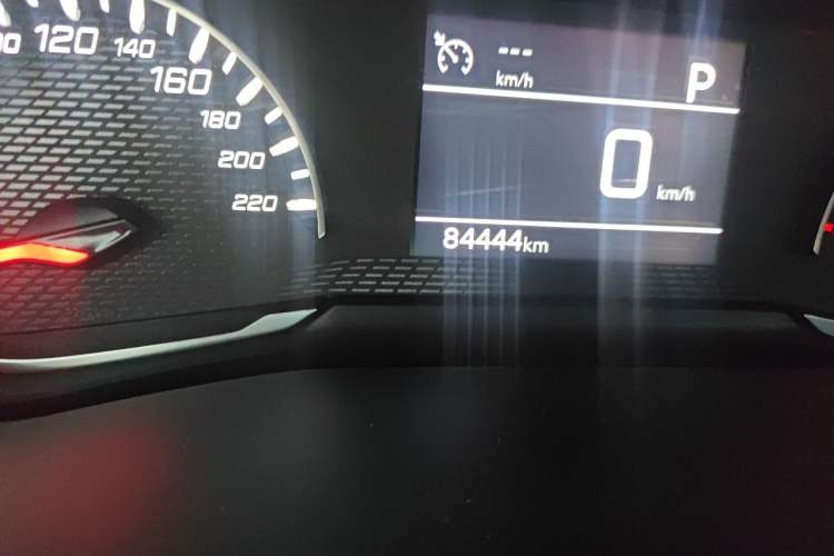 Used Peugeot 2008 2020 230THP RuiShang Edition Odometer Close Up