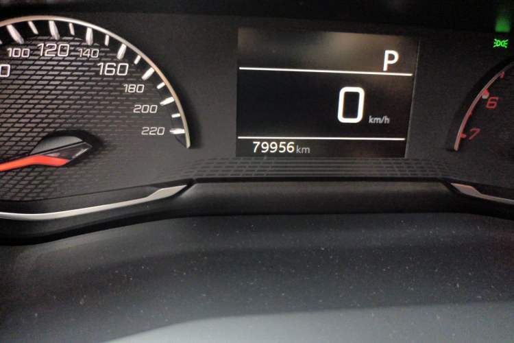 Used Peugeot 2008 2020 230THP RuiShang Edition Odometer Close Up