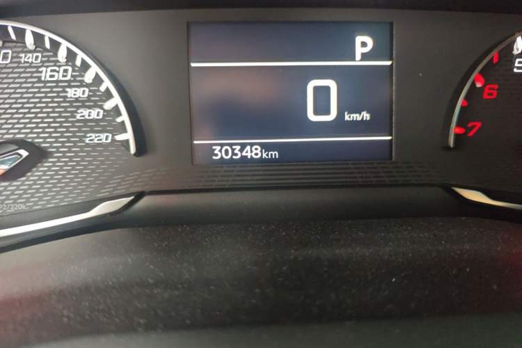 Used Peugeot 2008 2022 230THP THE ONE Odometer Close Up