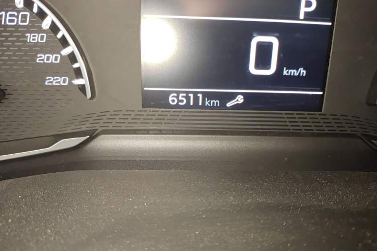 Used Peugeot 2008 2022 230THP THE ONE Odometer Close Up