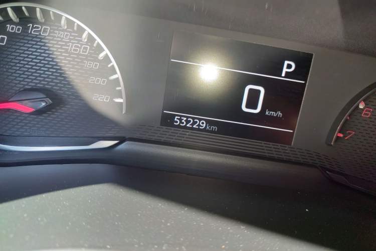 Used Peugeot 2008 2022 230THP THE ONE Odometer Close Up