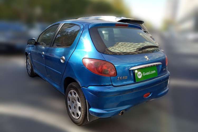 Used Peugeot 206 2007 1.6L Manual Thrill Edition Rear Left 45 Deg