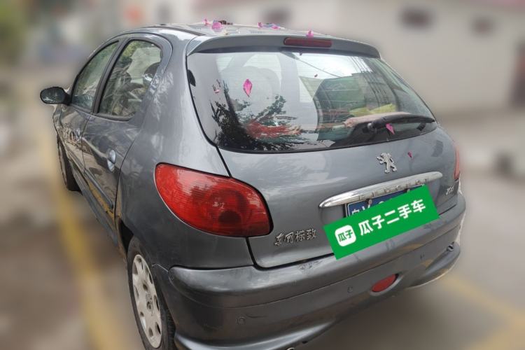 Used Peugeot 206 2007 1.6L Automatic Active Version Rear Left 45 Deg