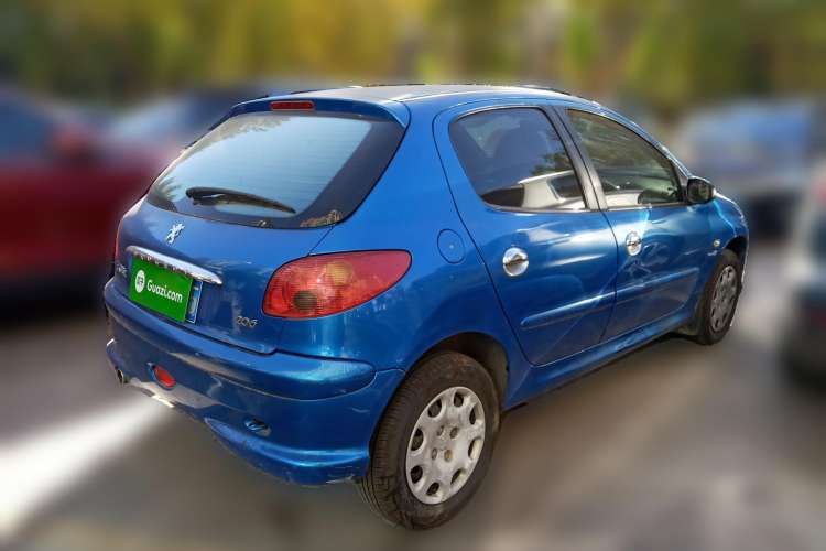Used Peugeot 206 2007 1.6L Manual Thrill Edition Rear Right 45 Deg