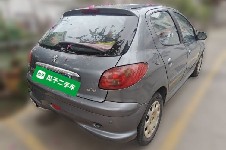 Used Peugeot 206 2007 1.6L Automatic Active Version Rear Right 45 Deg