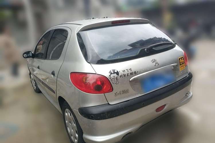 Used Peugeot 206 2007 1.6L Automatic Active Version Rear Left 45 Deg