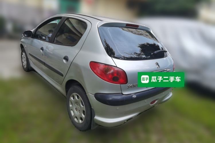 Used Peugeot 206 2007 1.4L Manual Thrill Edition Rear Left 45 Deg