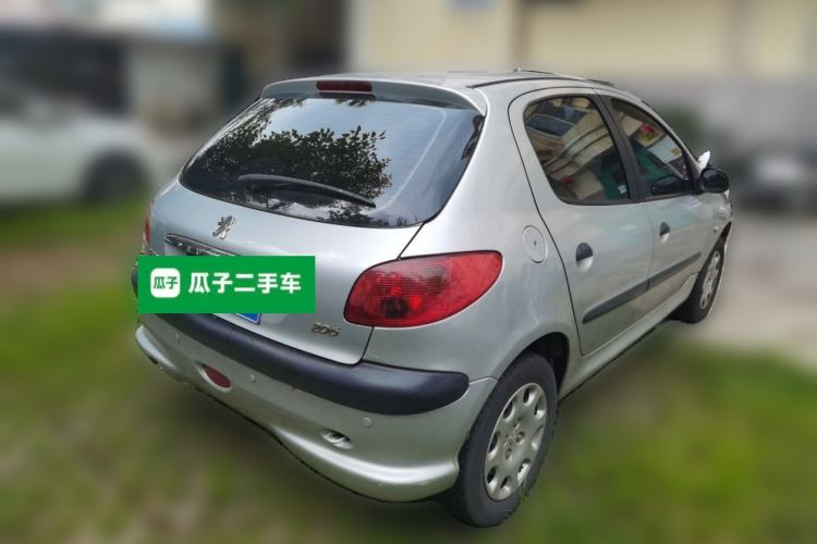 Used Peugeot 206 2007 1.4L Manual Thrill Edition Rear Right 45 Deg