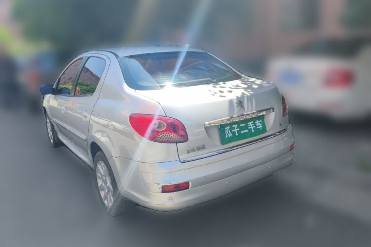Used Peugeot 207 2009 Sedan 1.6L Manual Pleasure Edition Rear Left 45 Deg