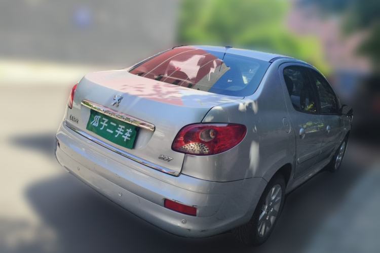 Used Peugeot 207 2009 Sedan 1.6L Manual Pleasure Edition Rear Right 45 Deg