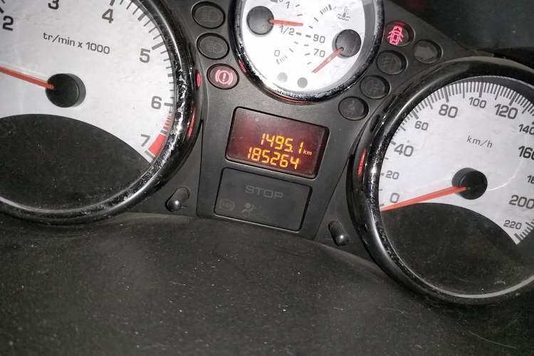 Used Peugeot 207 2010 Hatchback 1.4L Manual Yule Edition Odometer Close Up