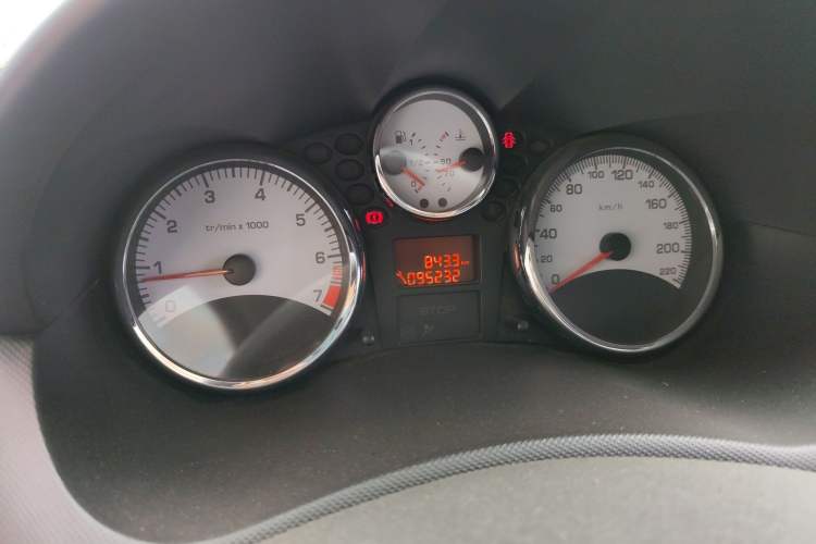 Used Peugeot 207 2010 Sedan 1.4L Manual Yule Edition Odometer Close Up