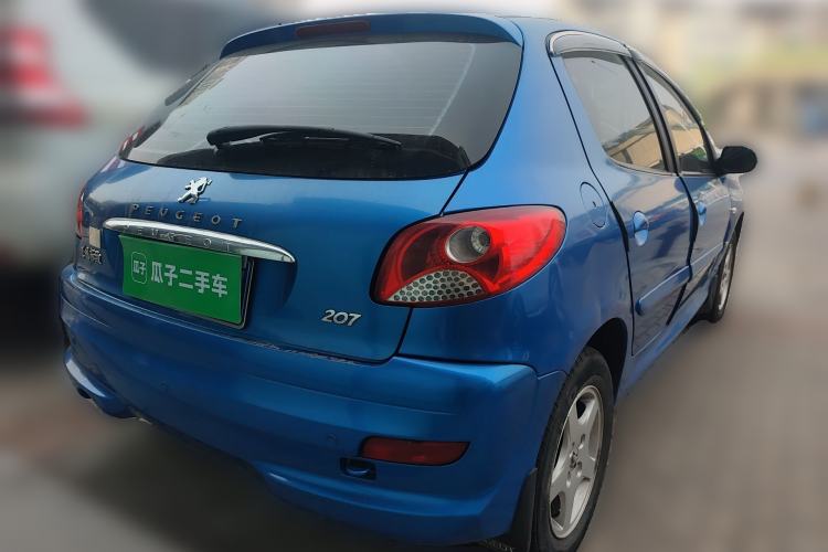 Used Peugeot 207 2010 Hatchback 1.6L Automatic Yule Edition Rear Right 45 Deg