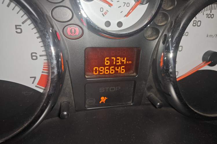 Used Peugeot 207 2010 Hatchback 1.4L Manual Yule Edition Odometer Close Up