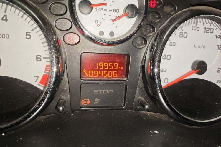 Used Peugeot 207 2010 Hatchback 1.4L Manual Prestige Edition Odometer Close Up