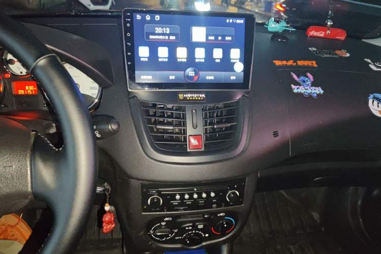 Used Peugeot 207 2011 Hatchback 1.4L Manual Yule Edition Audio And AC Panel