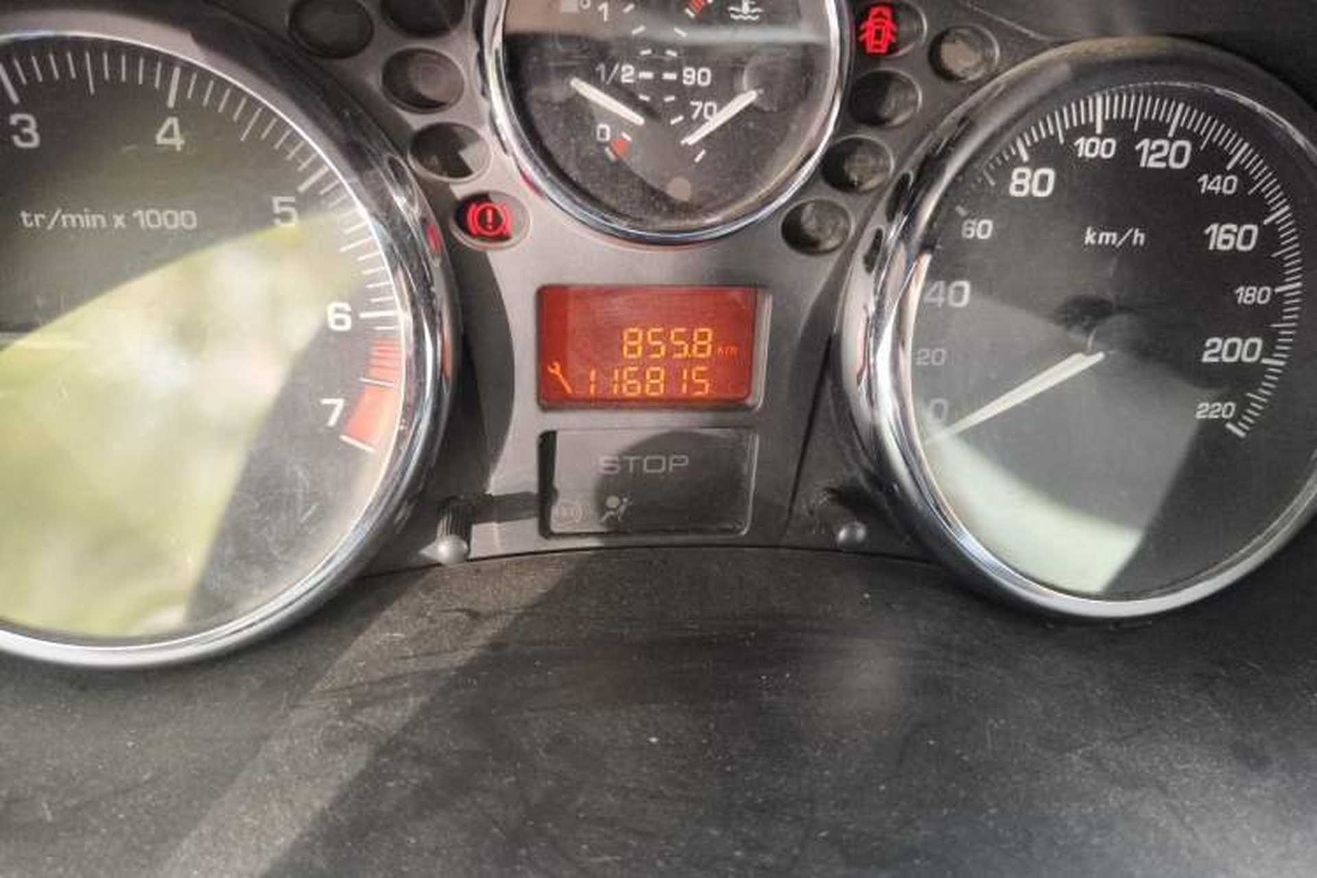 Used Peugeot 207 2011 Hatchback 1.4L Manual Yule Edition Odometer Close Up