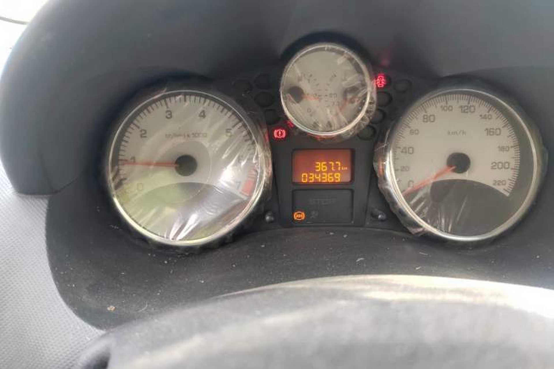 Used Peugeot 207 2011 Sedan 1.4L Manual Yule Edition Odometer Close Up