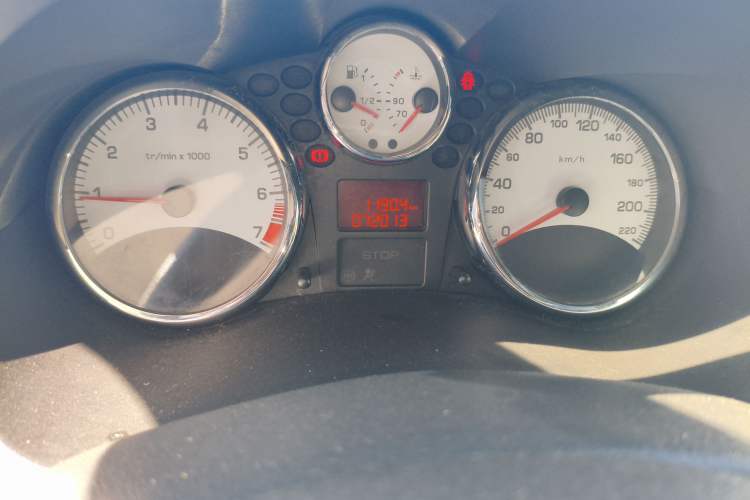 Used Peugeot 207 2011 Hatchback 1.4L Manual Yule Edition Odometer Close Up