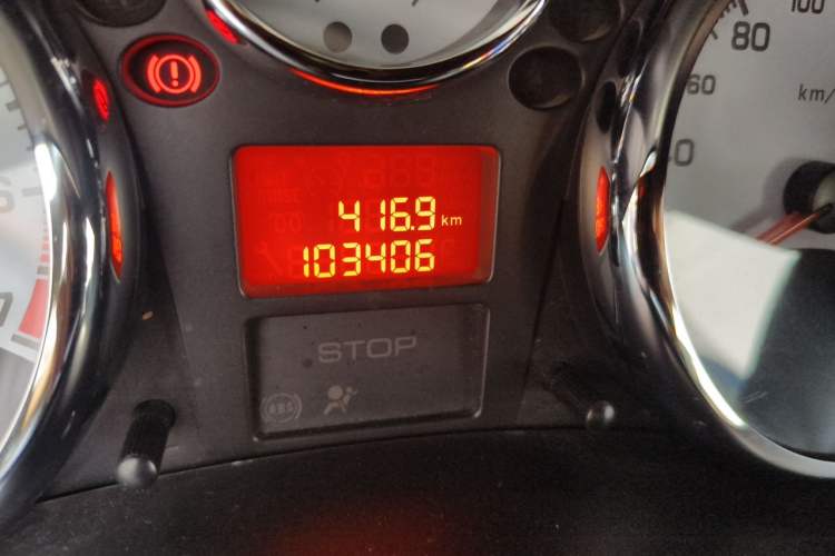 Used Peugeot 207 2011 Hatchback 1.4L Manual Yule Edition Odometer Close Up