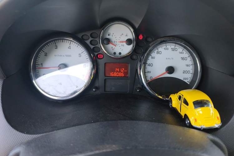 Used Peugeot 207 2011 Hatchback 1.4L Manual Yule Edition Odometer Close Up