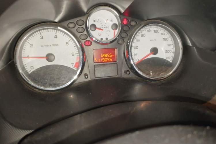 Used Peugeot 207 2011 Sedan 1.4L Manual Yule Edition Odometer Close Up