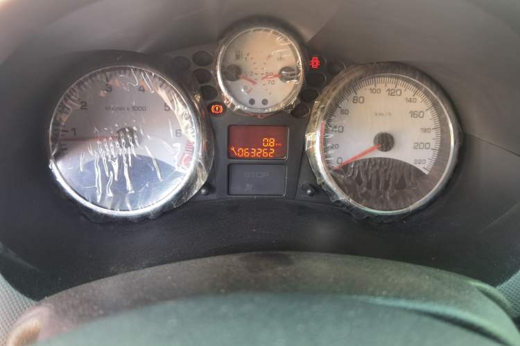 Used Peugeot 207 2011 Sedan 1.4L Manual Yule Edition Odometer Close Up