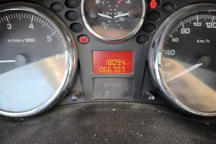 Used Peugeot 207 2011 Hatchback 1.4L Manual Yule Edition Odometer Close Up