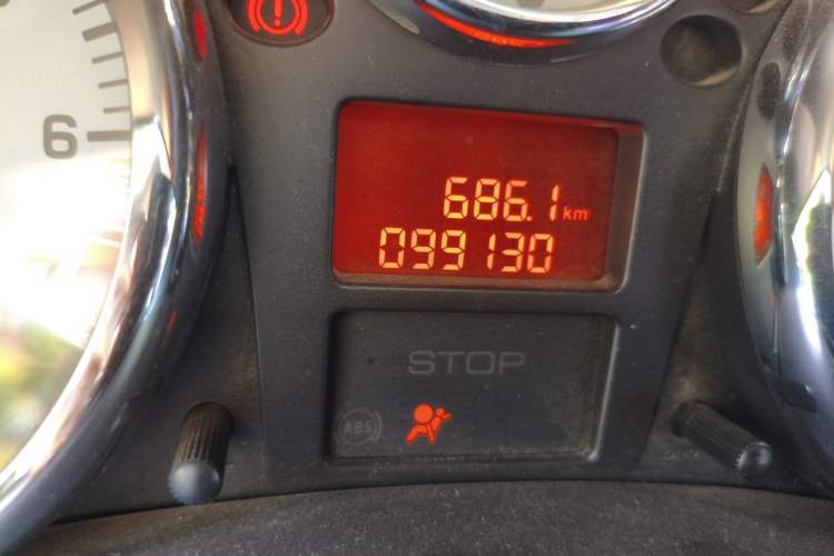 Used Peugeot 207 2011 Hatchback 1.4L Manual Yule Edition Odometer Close Up