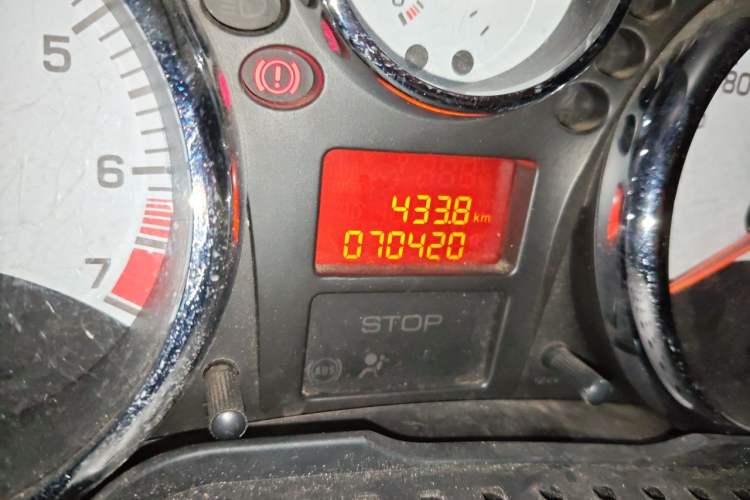 Used Peugeot 207 2011 Hatchback 1.4L Manual Yule Edition Odometer Close Up