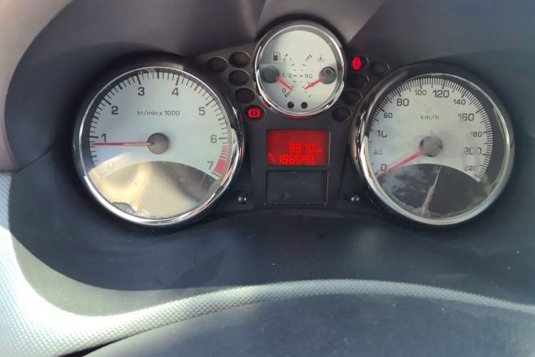 Used Peugeot 207 2011 Hatchback 1.4L Manual Yule Edition Odometer Close Up