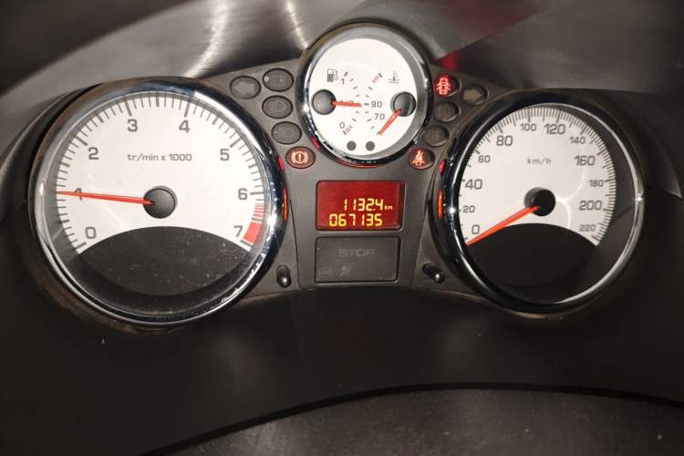 Used Peugeot 207 2011 Hatchback 1.4L Manual Yule Edition Odometer Close Up