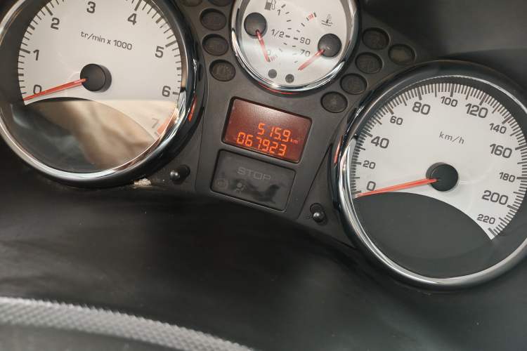 Used Peugeot 207 2011 Hatchback 1.4L Manual Yule Edition Odometer Close Up