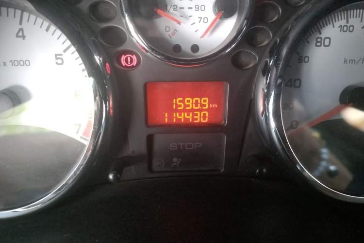 Used Peugeot 207 2011 Hatchback 1.4L Manual Yule Edition Odometer Close Up