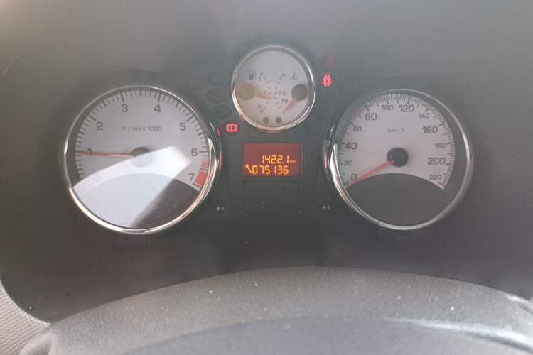 Used Peugeot 207 2011 Hatchback 1.4L Manual Yule Edition Odometer Close Up
