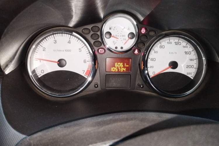 Used Peugeot 207 2011 Sedan 1.4L Manual Yule Edition Odometer Close Up