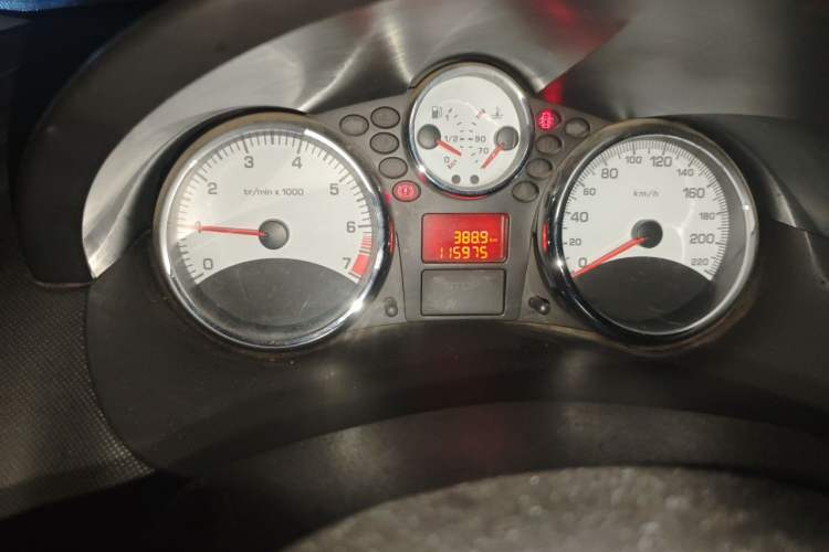 Used Peugeot 207 2011 Hatchback 1.4L Manual Yule Edition Odometer Close Up