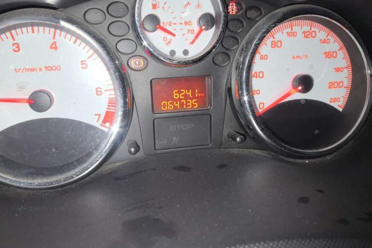 Used Peugeot 207 2011 Hatchback 1.4L Manual Yule Edition Odometer Close Up