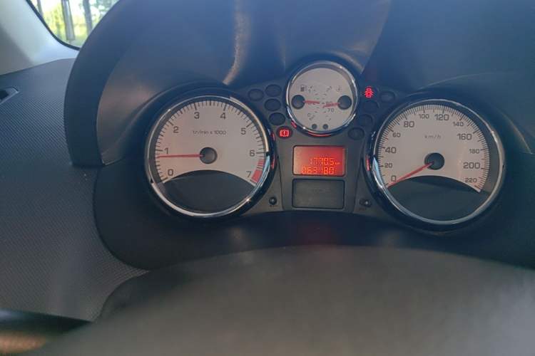 Used Peugeot 207 2011 Sedan 1.4L Manual Yule Edition Odometer Close Up