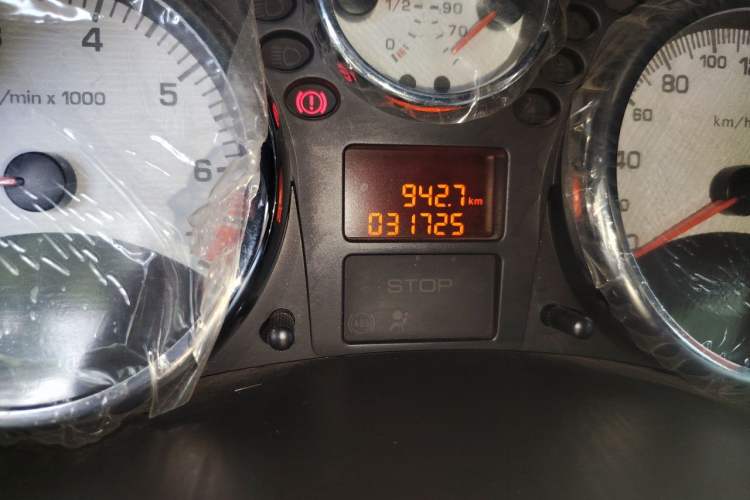 Used Peugeot 207 2011 Sedan 1.4L Manual Yule Edition Odometer Close Up