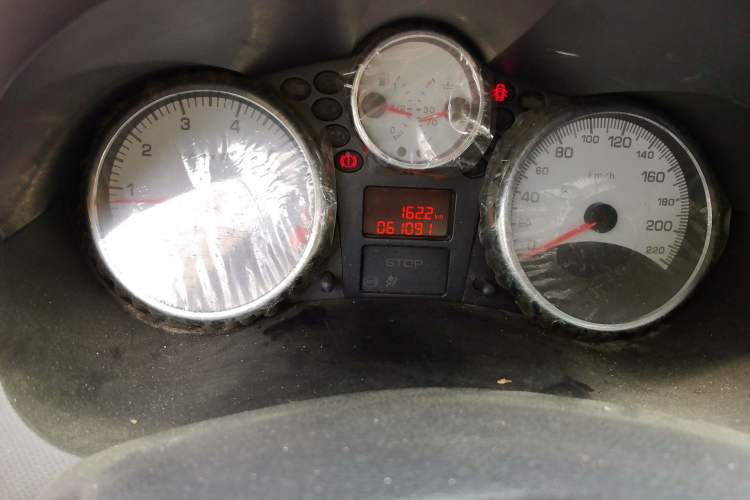 Used Peugeot 207 2011 Sedan 1.4L Manual Yule Edition Odometer Close Up