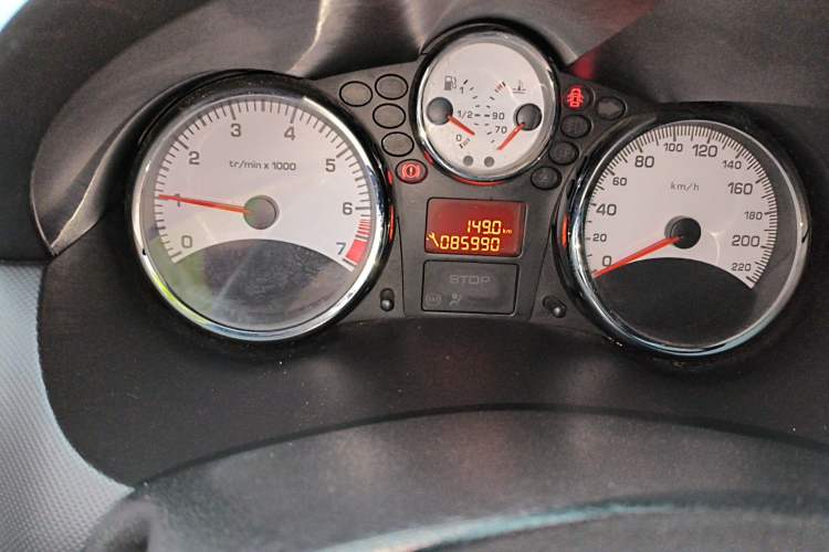 Used Peugeot 207 2011 Hatchback 1.4L Manual Yule Edition Odometer Close Up