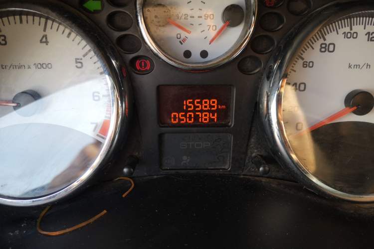 Used Peugeot 207 2011 Sedan 1.4L Manual Yule Edition Odometer Close Up