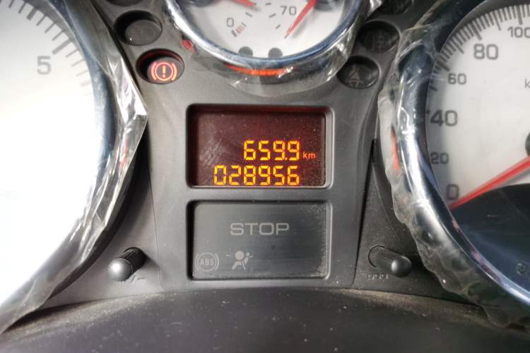 Used Peugeot 207 2011 Hatchback 1.6L Automatic Yule Edition Odometer Close Up