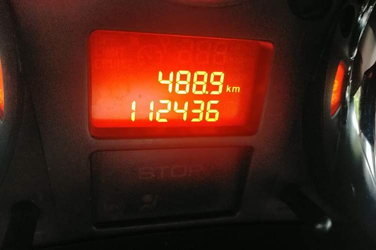 Used Peugeot 207 2011 Sedan 1.4L Manual Yule Edition Odometer Close Up