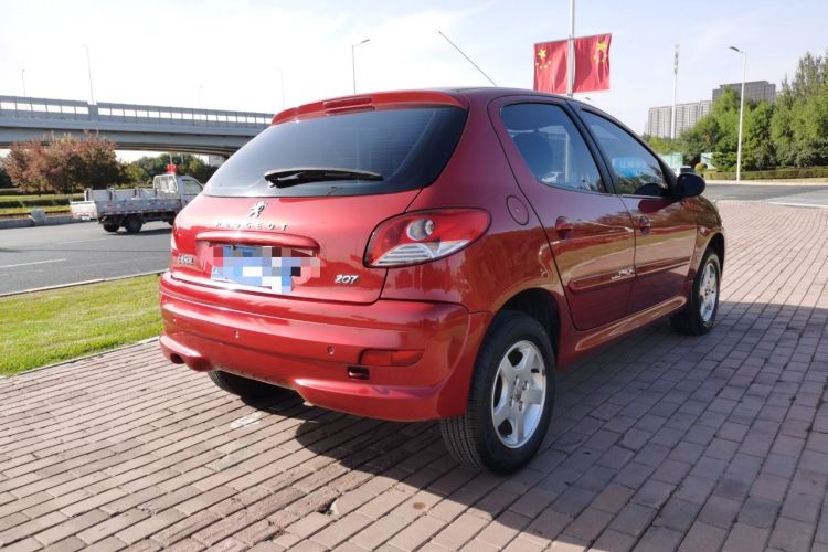 Used Peugeot 207 2011 Hatchback 1.6L Automatic Yule Edition Rear Right 45 Deg