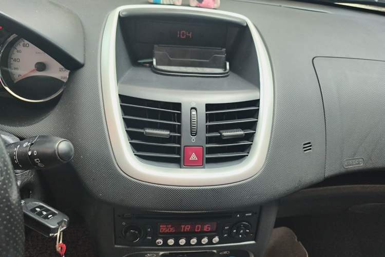 Used Peugeot 207 2011 Hatchback 1.4L Manual Yule Edition Audio And AC Panel