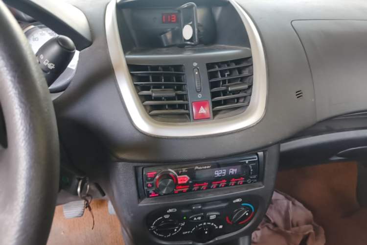 Used Peugeot 207 2011 Hatchback 1.4L Manual Yule Edition Audio And AC Panel
