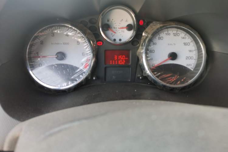 Used Peugeot 207 2011 Sedan 1.4L Manual Yule Edition Odometer Close Up